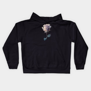 Rose In Watercolor Kids Hoodie